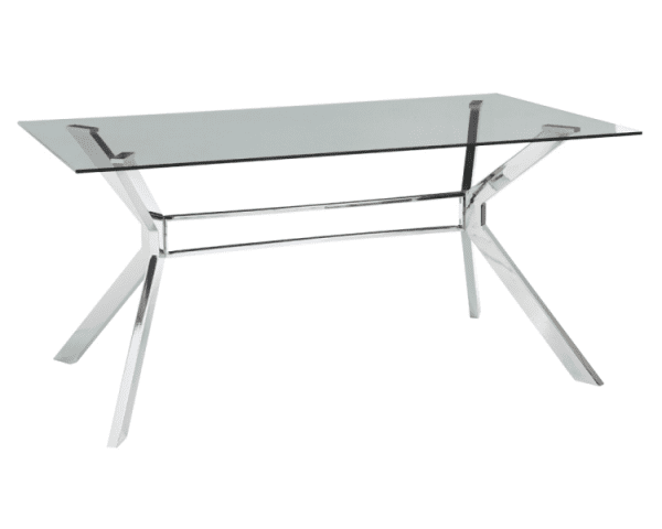 Trista Dining Table - Chrome