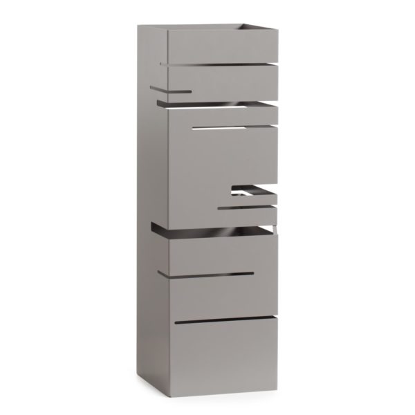 Vase 100 - Grey Metal Modern Vase