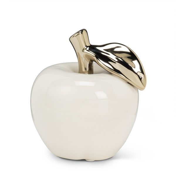 White Apple with Chrome Steam
