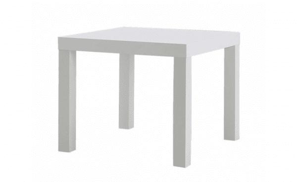 Emily End Table White