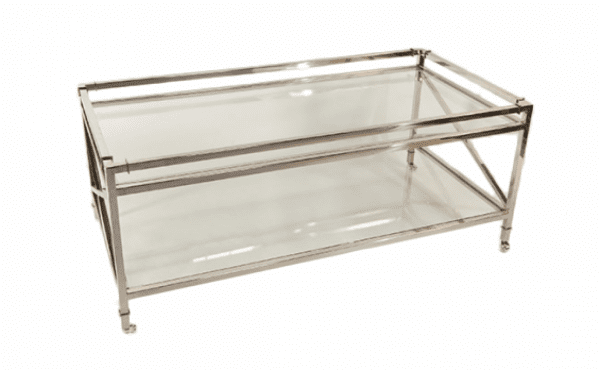 Furniture Rental Glass Coffee Table