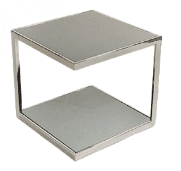 Furniture Rental Chrome End Table