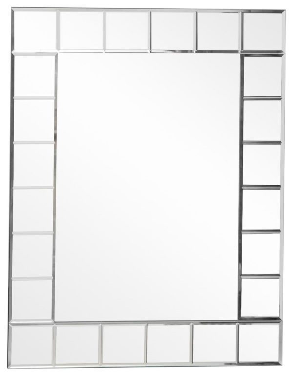 M93 - Etched Frameless Wall Mirror (2Ft 11")