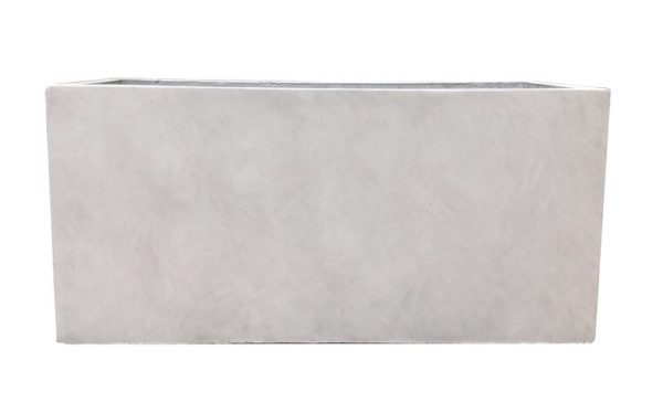 Planter 22 - Light Grey Concrete Rectangular