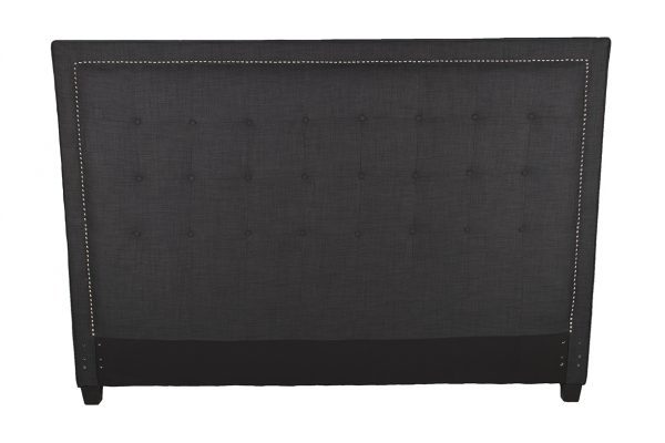 Fairmont King Headboard - Dark Grey