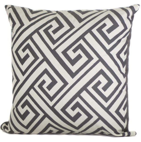 AC20 - Grey Greek Key Pattern