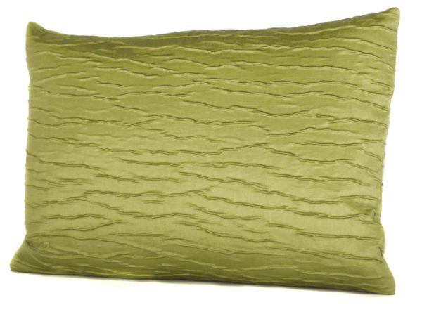 AC14 - Green Ribbed Pattern Cushion Rectangular