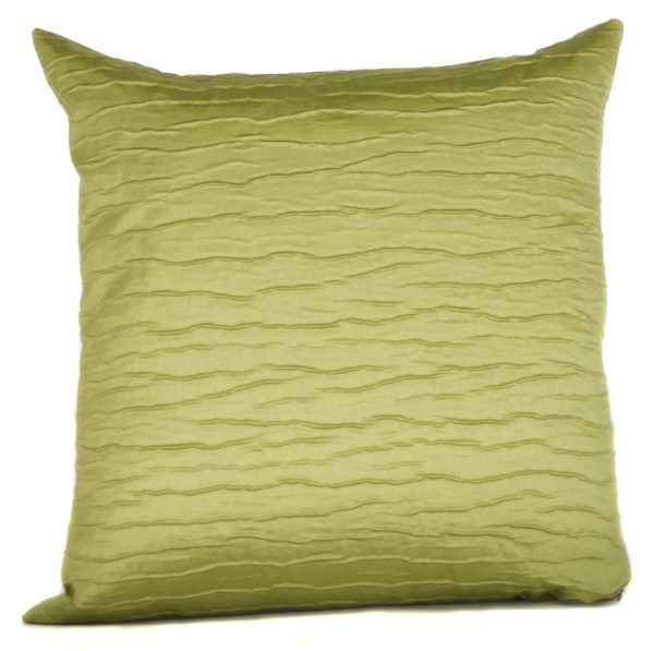 AC13 - Green Ribbed Cushion Square