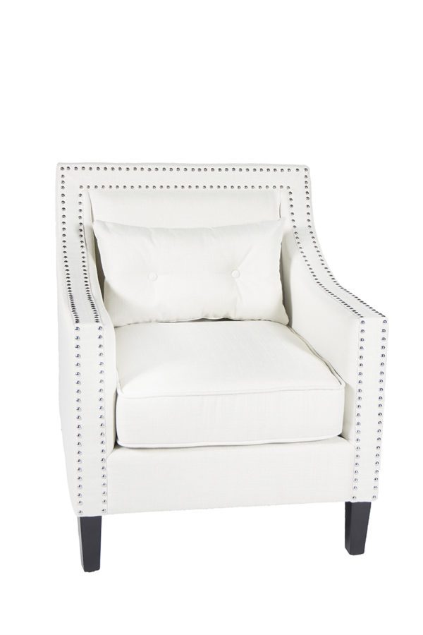 Kensington Chair - Ivory Fabric