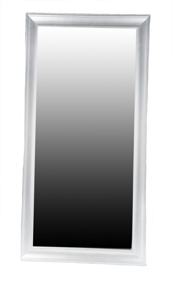 M27 - Leaning Mirror Silver Frame