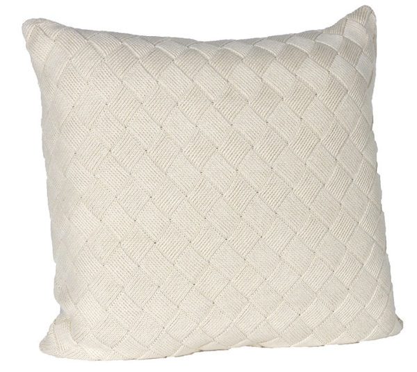 AC87 - Cushion Square Ivory Knit