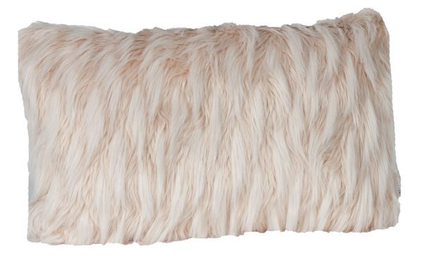 AC73 - Cushion Rectangular Faux Fur Pink