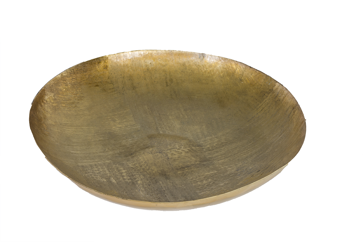Decorative Dish 02 - Gold | S&D Furniture Rental
