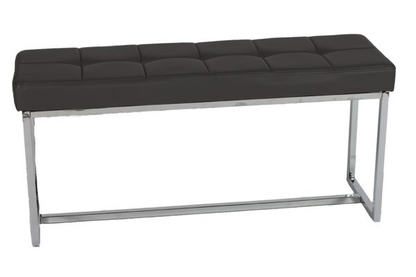 San Juan Bench Grey Leather