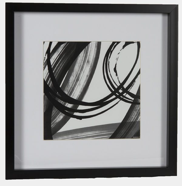 Art - Black/White Swirl I