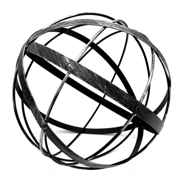 Ball 13 - Black Wrought Iron Ball (10")