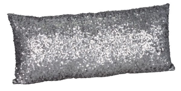 AC97 - Silver Sequin Rectangular Cushion