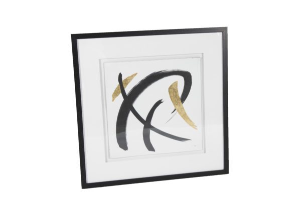 Art - Gold Swoosh I