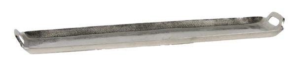 Tray 11 - Rectangular Pewter with Handles Large