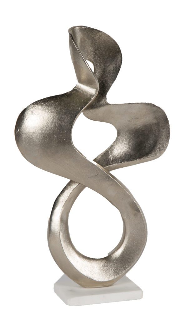 Pewter Abstract Statue