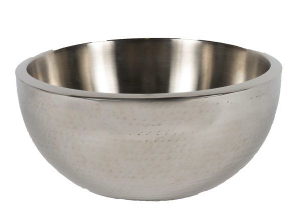 Bowl 09 - Hammered Chrome Bowl