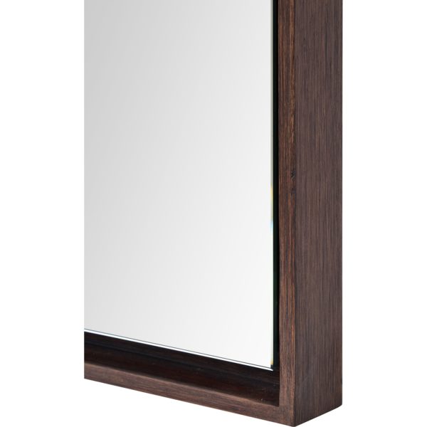 M33 - Leaning Mirror Walnut Wood frame - Image 2