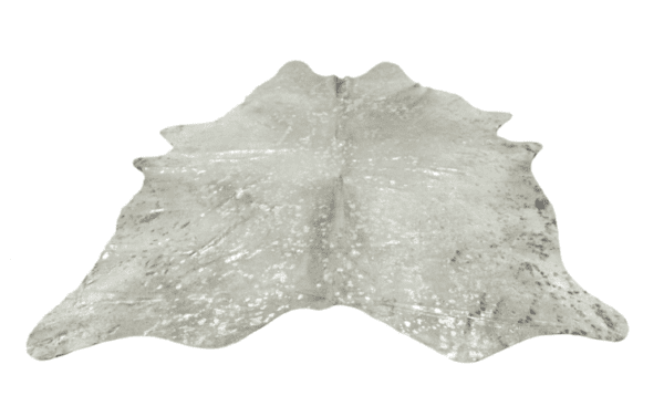 Cow Hide Silver Small