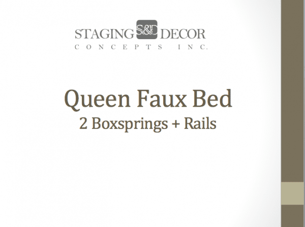 Queen Faux Bed