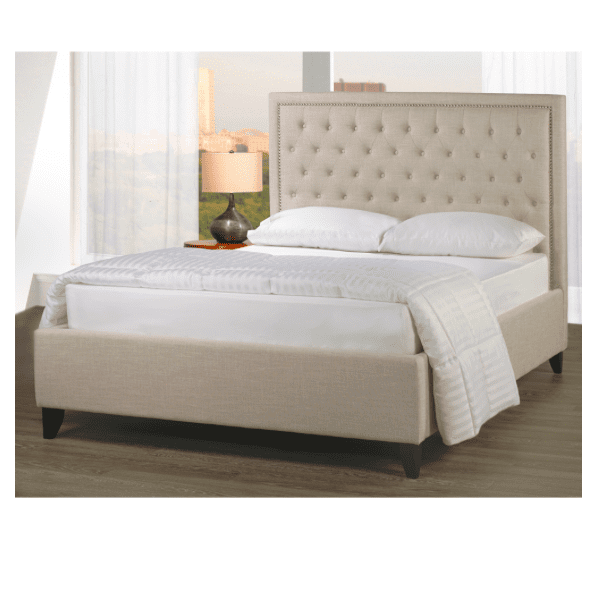 Fairmont Queen Bed - Linen Colour