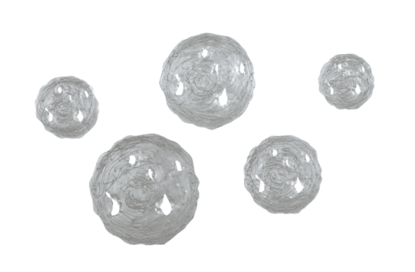 Art - Metal Circle Wall Art - Set of 5