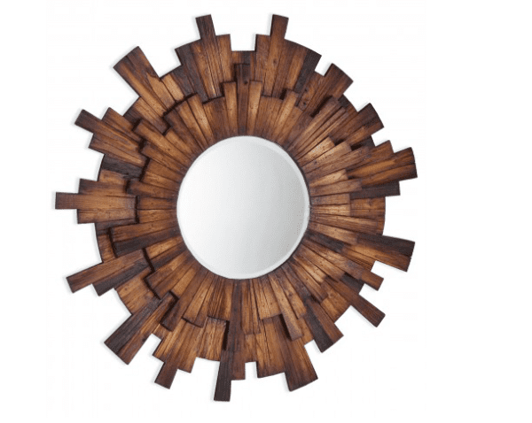 M36 - Mirror Walnut Wood Starburst