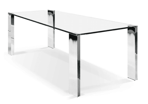 Gina Dining Table Chrome XL