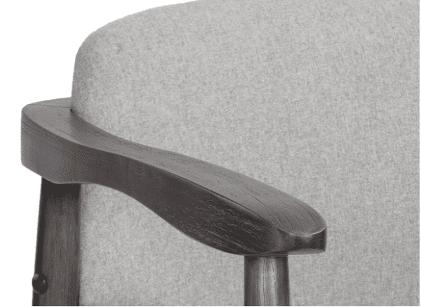 Thorold Arm Chair Grey - Image 5