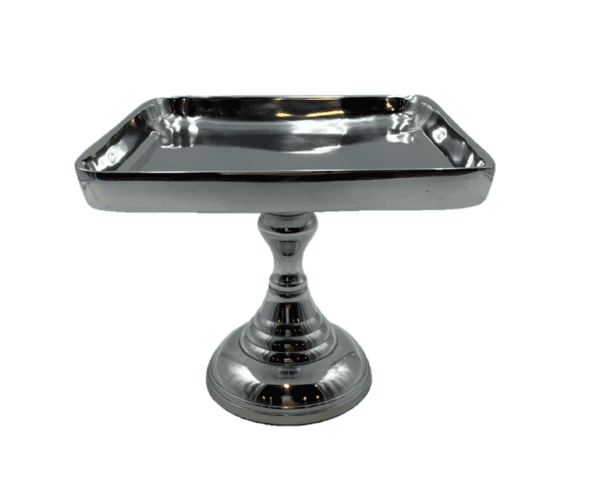 Chrome Square Cake Stand
