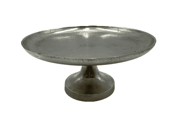 Round Pewter Cake Stand