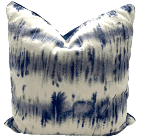 AC135 - Ivory with Navy Blue Vibrations
