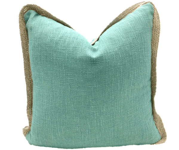 AC137 - Turquoise with Jute Trim