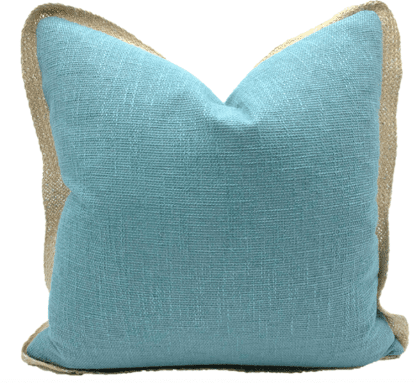 AC138 - Blue with Jute Trim