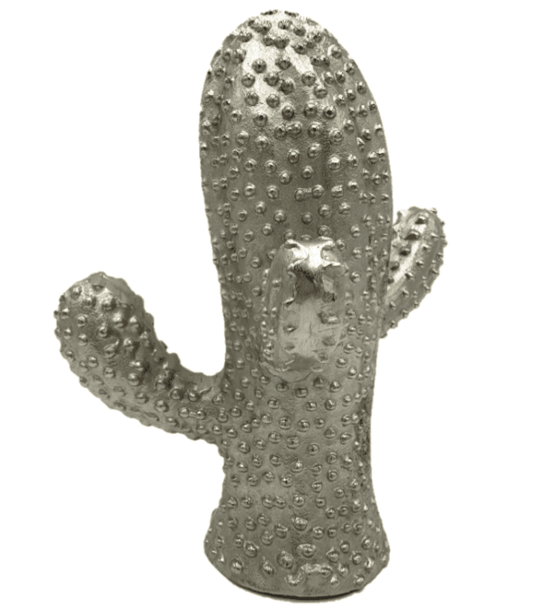 Large Chrome Cactus