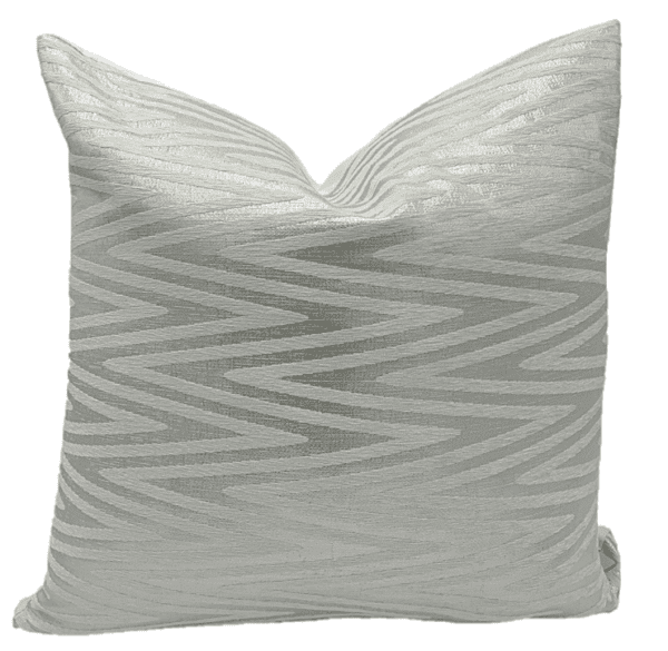 AC176 - Silver/Ivory Zig Zag