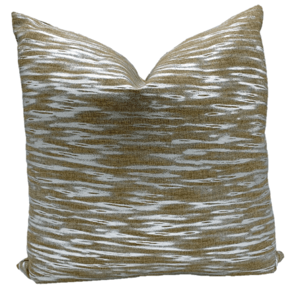 AC170 - Tan with Striped Silver Abstract