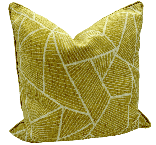 AC178 - Yellow/White Geometric Print