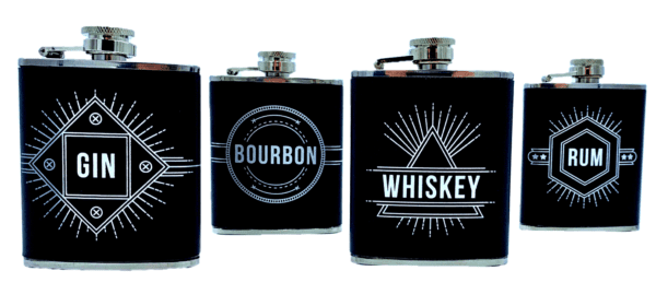 Mini Flasks (Set of 4)