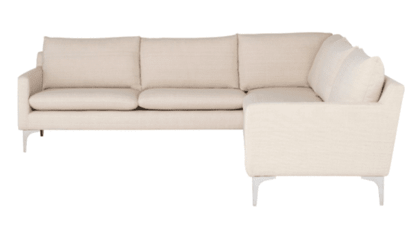 Morocco L Shaped Sectional - Silver Legs - Image 2