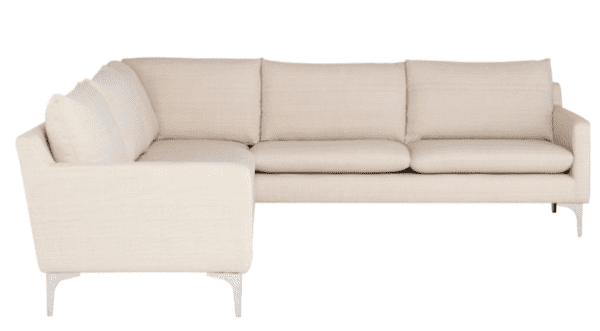 Morocco L Shaped Sectional - Silver Legs - Image 3