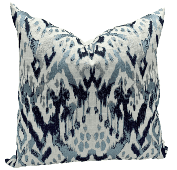 AC192 - Blue/Silver Abstract