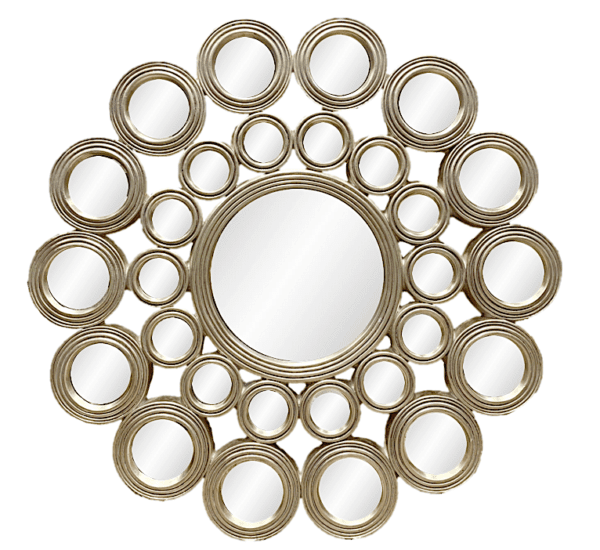M55 - Large Mirror with Gold Circle Frame