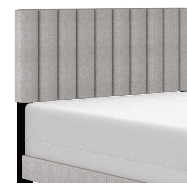 Banyan Queen Bed Grey Fabric - Image 2