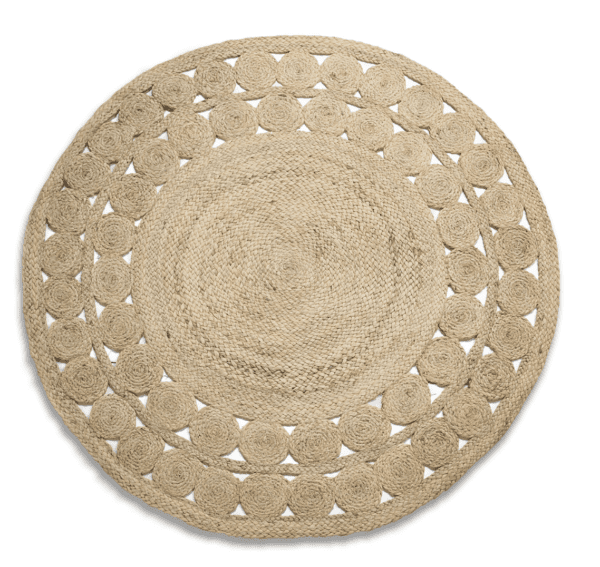 C86 - Carpet Jute Circles 9'