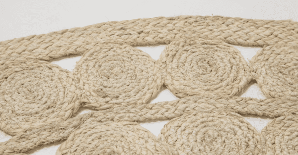 C86 - Carpet Jute Circles 9' - Image 2